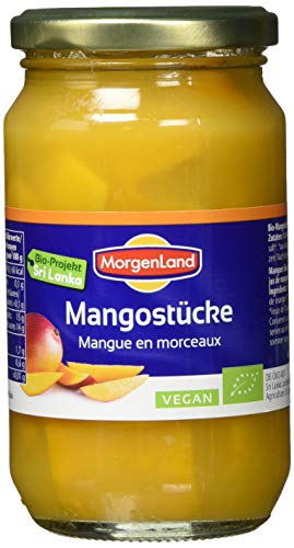 MorgenLand Bio-Mango-Stücke, 3er Pack (3 x 350 g) von Morgenland
