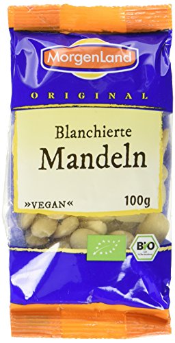 MorgenLand Blanchierte Bio-Mandeln, 3er Pack (3 x 100 g) von Morgenland