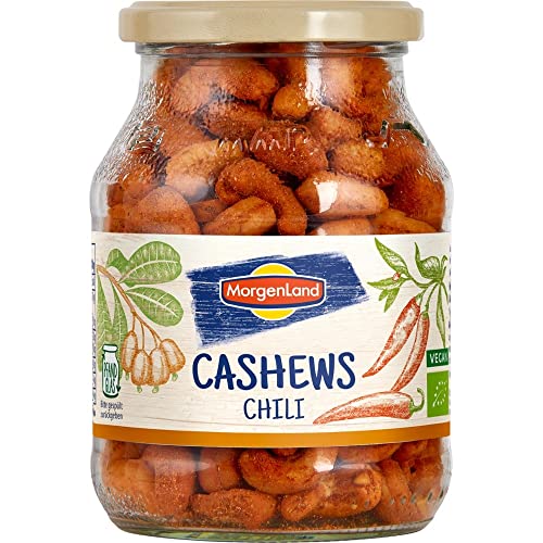 Morgenland Cashews, Chili im Glas, 250g (6) von Morgenland