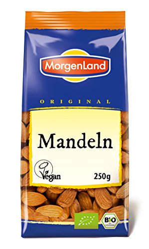 Morgenland Europäische Mandeln 250g Bio Nüsse, 2er Pack (2 x 250 g) von Morgenland