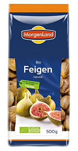 Morgenland Feigen natural - handverlesen - 500g Bio Trockenfrüchte, 1er Pack (1 x 500 g) von Morgenland
