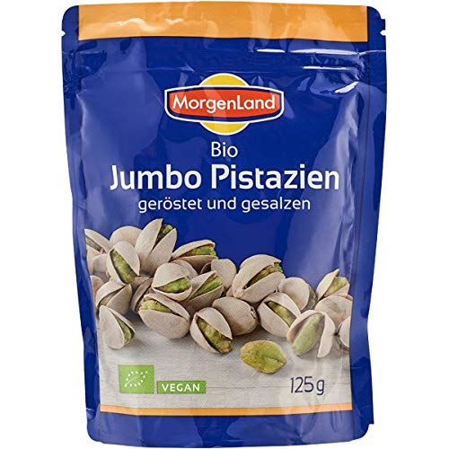 Morgenland Jumbo-Pistazien, geröstet und gesalzen (125 g) - Bio von Morgenland