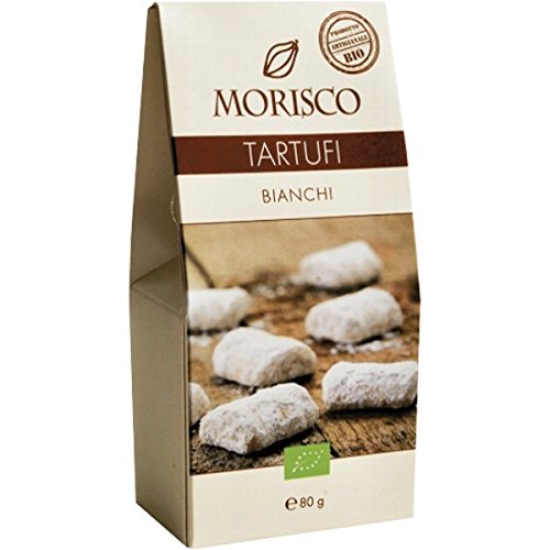 Morisco Trüffel mit weißer Schokolade (80 g) - Bio von Morisco