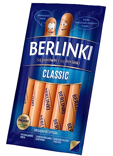 3x Berlinki Parówki - Polnische Bockwürstchen 250g Morliny von Morliny