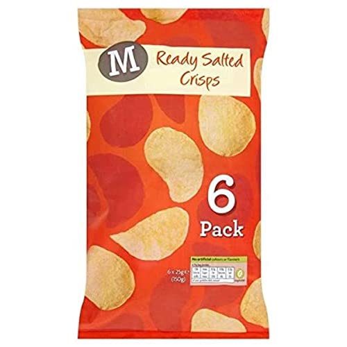 Morrisons Fertig gesalzene Chips, 6 Stück Morrisons Fertig gesalzene Chips, 6 Stück von Morrisons