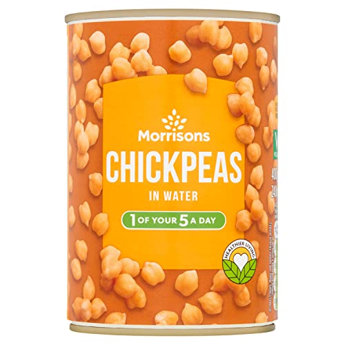 Morrisons Kichererbsen im Wasser, 240 g Morrisons Kichererbsen im Wasser, 240 g von Morrisons