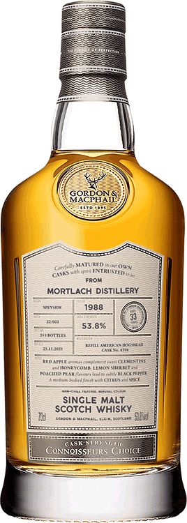 Mortlach : 33 Year Old G&M Connoisseurs Choice Cask Strength 1988 von Mortlach