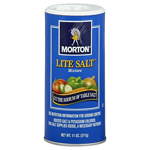 Morton Salt Lite Salt Less Sodium 11 oz (Morton Salz Lite Salz weniger Natrium) von Morton