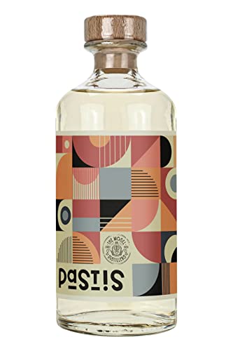 The Mosel Distillers Pastis Traditionelle Familienrezeptur Hocharomtaisch mit frischen Botanicals 500ml 45% vol. von The Mosel Distillers