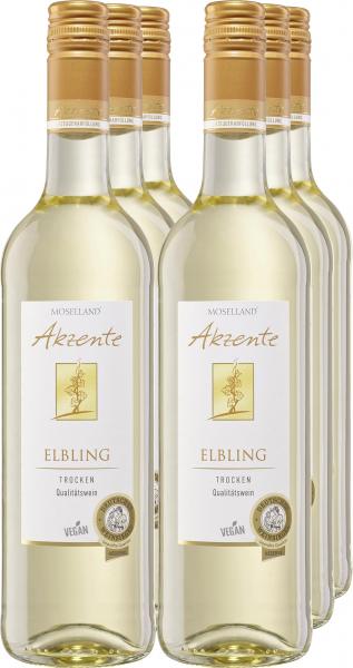 Moselland Akzente Elbling Weißwein trocken von Moselland