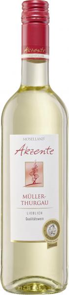 Moselland Akzente Müller-Thurgau Weißwein lieblich Moselland Akzente Müller-Thurgau Weißwein lieblich von Moselland