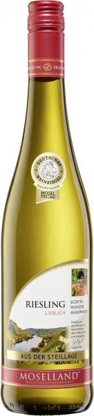 Moselland Riesling Aus der Steillage Weißwein lieblich Moselland Riesling Aus der Steillage Weißwein lieblich von Moselland