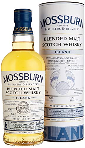 Mossburn | Blended Malt Scotch Whisky | Island | 700ml | Rauchigkeit und Würze der Insel-Whiskys | 46% vol. von Linkwood