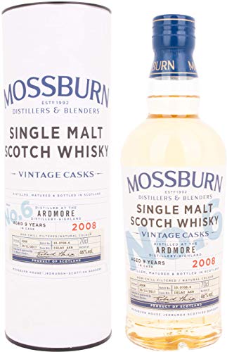 Mossburn Distillers Vintage Cask No. 6 - Highland Ardmore Distillery Single Malt Whisky (1 x 0.7 l) von Mossburn Distillers