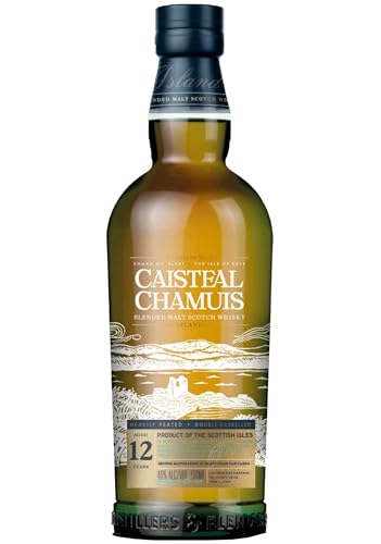 Caisteal Chamuis 12 Years Old Sherry Casks Heavily Peated Blended Malt 46% Vol. 0,7l in Geschenkbox von Mossburn