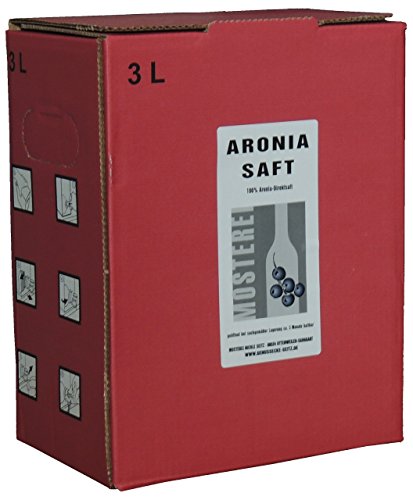 Aronia Saft 3L Direktsaft Naturgold Bag in Box von Mosterei Seitz