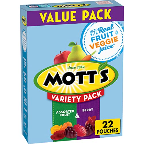 Cuffie In-Ear Mott's Medleys Sortierte Sorten-Snacks mit Fruchtbeeren-Geschmack, 22 von Mott's