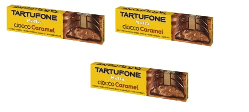 3x Motta Tartufone CioccoCaramel Cioccolato Fondente con ripieno al caramello e scaglie di caramello Dunkle Schokolade mit Karamellfüllung und Karamellflocken 150g 3x Motta Tartufone CioccoCaramel Cioccolato Fondente con ripieno al caramello e scaglie di caramello Dunkle Schokolade mit Karamellfüllung und Karamellflocken 150g von Motta