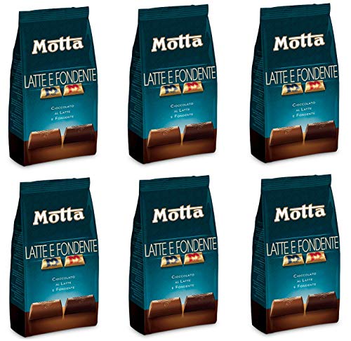6x Motta Latte e Fondente Cioccolatini Milch und dunkle Pralinen Italienische Schokolade 150g von Motta