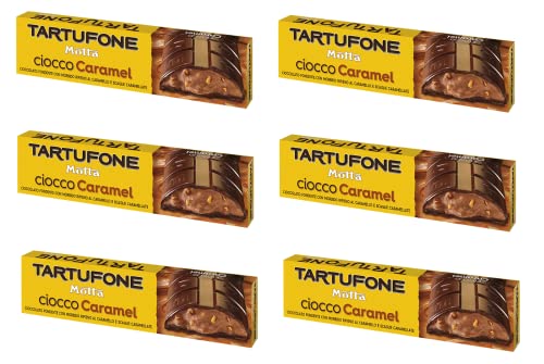 6x Motta Tartufone CioccoCaramel Cioccolato Fondente con ripieno al caramello e scaglie di caramello Dunkle Schokolade mit Karamellfüllung und Karamellflocken 150g 6x Motta Tartufone CioccoCaramel Cioccolato Fondente con ripieno al caramello e scaglie di caramello Dunkle Schokolade mit Karamellfüllung und Karamellflocken 150g von Motta