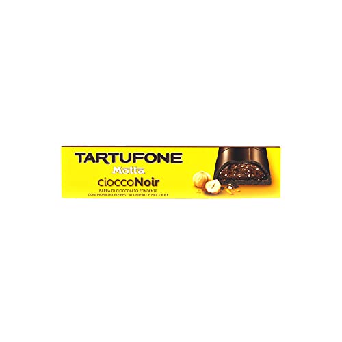 Motta Tartufone Ciocco Noir Dunkle Schokolade und Haselnüsse riegel 150 gr Motta Tartufone Ciocco Noir Dunkle Schokolade und Haselnüsse riegel 150 gr von Motta