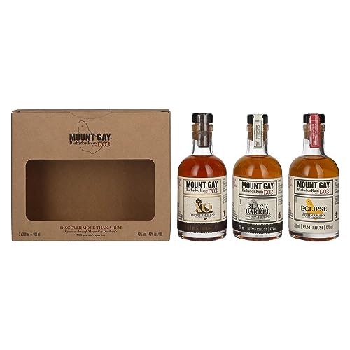 Mount Gay Barbados Rum Discovery Pack 43% Vol. 3x0,2l in Geschenkbox von Mount Gay