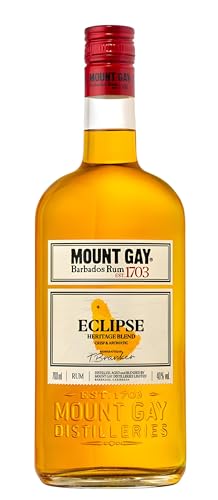 Mount Gay Eclipse - Karibischer Rum von der Insel Barbados, gereift in handverlesenen Fässern mit 40% vol. (1 x 0,7l) von Mount Gay