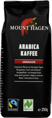 Arabica Röstkaffee, gemahlen 18 x 250 gr Arabica Röstkaffee, gemahlen 18 x 250 gr von Mount Hagen