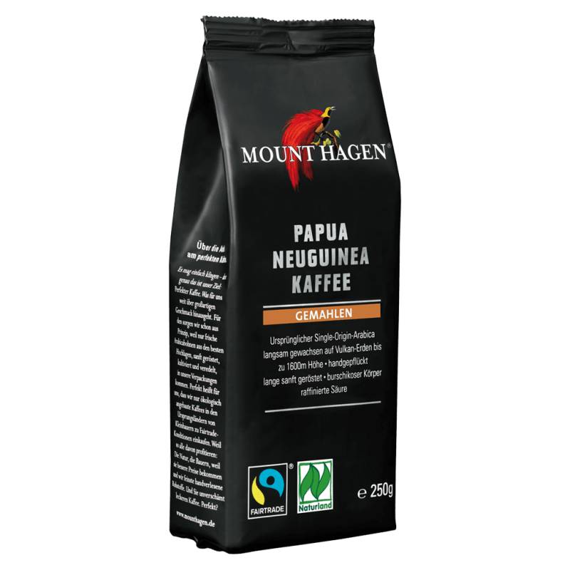 Bio Papua Neuginea Röstkaffee, gemahlen von Mount Hagen
