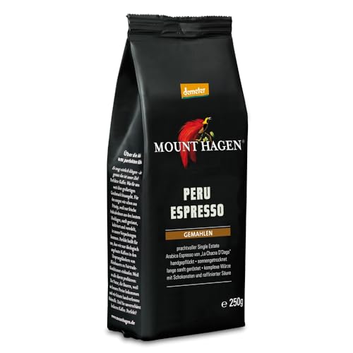 Espresso "Peru" gemahlen von Mount Hagen