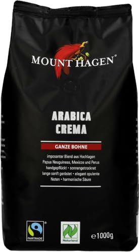 Mount Hagen Bio Röstkaffee Crema, ganze Bohne (6 x 1 kg) von Mount Hagen