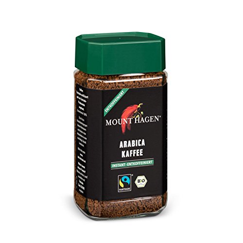 Mount Hagen Bio löslicher Arabica Kaffee, entkoffeiniert (1 x 100 gr) von Mount Hagen