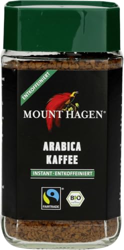 Mount Hagen Bio löslicher Arabica Kaffee, entkoffeiniert (6 x 100 gr) von Mount Hagen