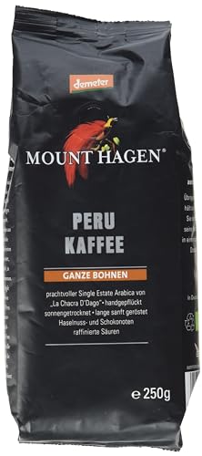 Mount Hagen Bio Demeter Röstkaffee Peru, 250g ganze Bohne Mount Hagen Bio Demeter Röstkaffee Peru, 250g ganze Bohne von Mount Hagen