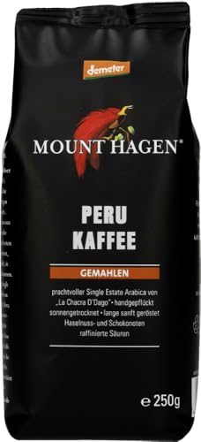 Mount Hagen Bio Demeter Röstkaffee Peru, gemahlen (6 x 250 gr) von Mount Hagen