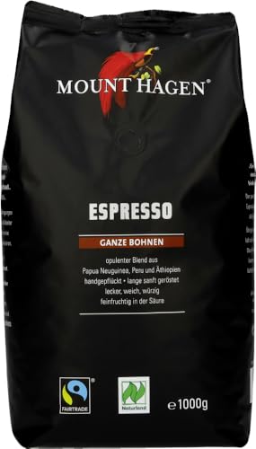 Mount Hagen Bio Espresso ganze Bohne (2 x 1 kg) von Mount Hagen