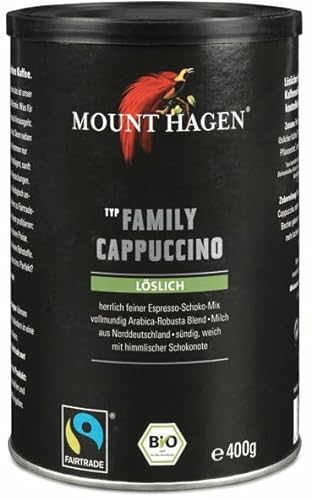 Mount Hagen Bio Family Cappuccino mit Schokonote (2 x 400 gr) von Mount Hagen