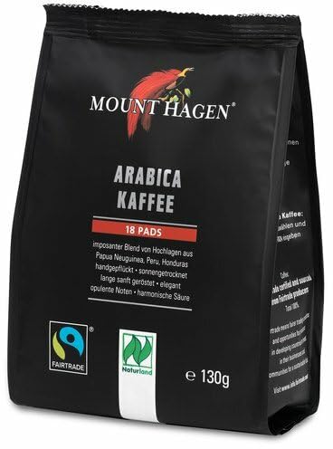 Mount Hagen Bio Kaffee Pads 18x7g (2 x 130 gr) von Mount Hagen