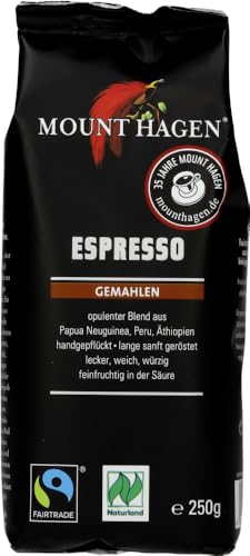 Mount Hagen Bio Espresso, gemahlen (6 x 250 gr) von Mount Hagen