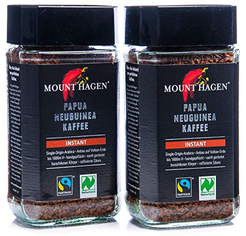 Single Origin Kaffee, Instant 6 x 100 gr von Mount Hagen