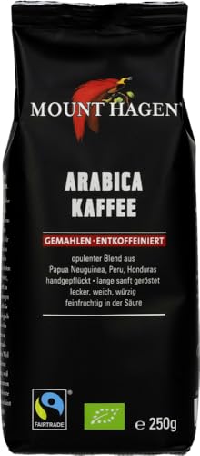 Mount Hagen Bio Röstkaffee gemahlen, entkoffeiniert (6 x 250 gr) von Mount Hagen