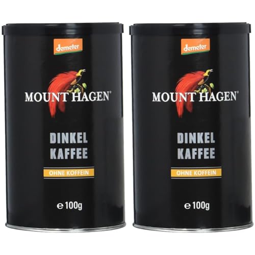 Mount Hagen Demeter Dinkelkaffee, 100g (Packung mit 2) von Mount Hagen