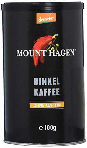 Mount Hagen Dinkelkaffee (100% Dinkel) Demeter, 4er Pack (4 x 100 g) von Mount Hagen