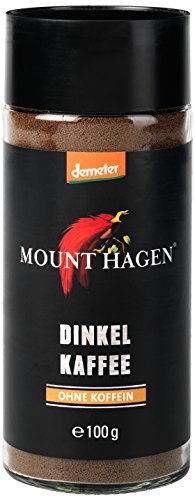 Mount Hagen Dinkelkaffee (100 % Dinkel) demeter, 3er Pack (3 x 100 g) von Mount Hagen