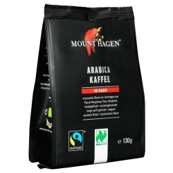 Mount Hagen Kaffee-Pads (18 Stück) von Mount Hagen