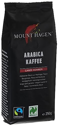 Mount Hagen Bio FT Naturland Röstkaffee Arabica, 250g ganze Bohne Mount Hagen Bio FT Naturland Röstkaffee Arabica, 250g ganze Bohne von Mount Hagen