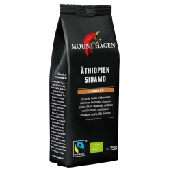 Mount Hagen Röstkaffee aus Sidamo / Äthiopien, gemahlen von Mount Hagen