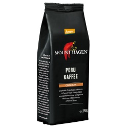 Mount Hagen Röstkaffee aus Peru, gemahlen von Mount Hagen
