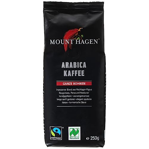 Mount Hagen Bio Arabica Röstkaffee, ganze Bohne (6 x 250 gr) Mount Hagen Bio Arabica Röstkaffee, ganze Bohne (6 x 250 gr) von Mount Hagen