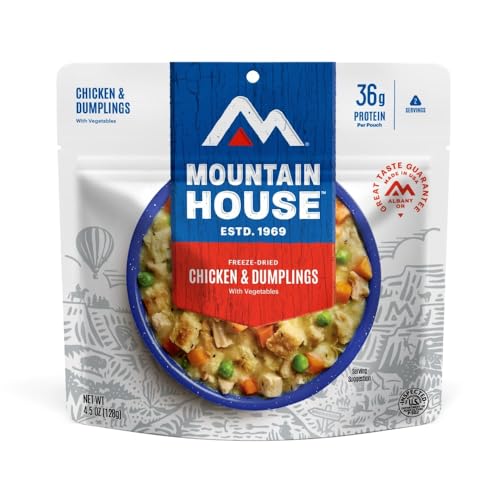 BTkviseQat Mountain House Chicken & Dumplings | Freeze Dried Backpacking & Camping Food | Survival & Emergency Food BTkviseQat Mountain House Chicken & Dumplings | Freeze Dried Backpacking & Camping Food | Survival & Emergency Food von Mountain House